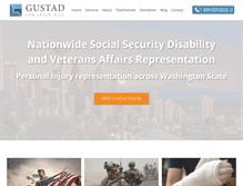 Tablet Screenshot of gustadlaw.com